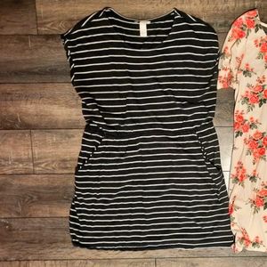 Women's H&M pocket shirt dress large